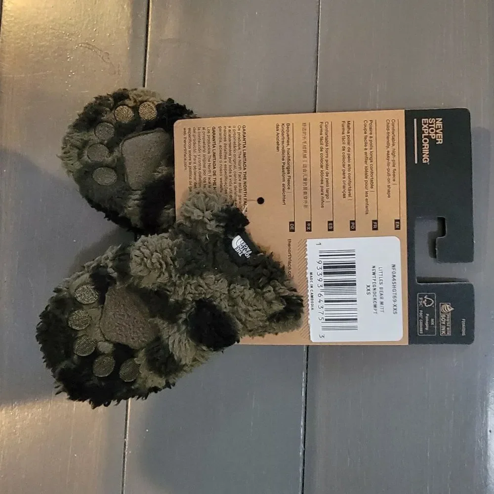 The North Face Littles Bear High-Pile Fleece Mitt Size XXS
